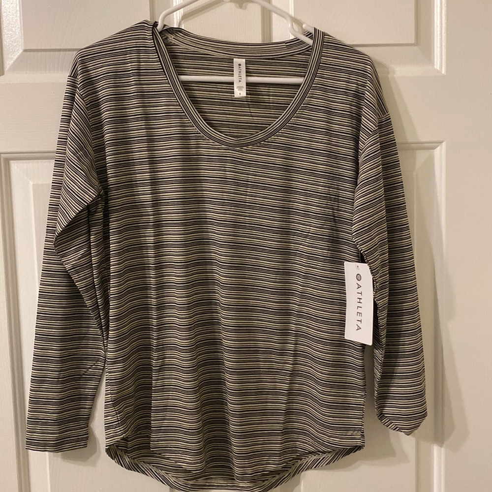Athleta Stratus Striped Top
